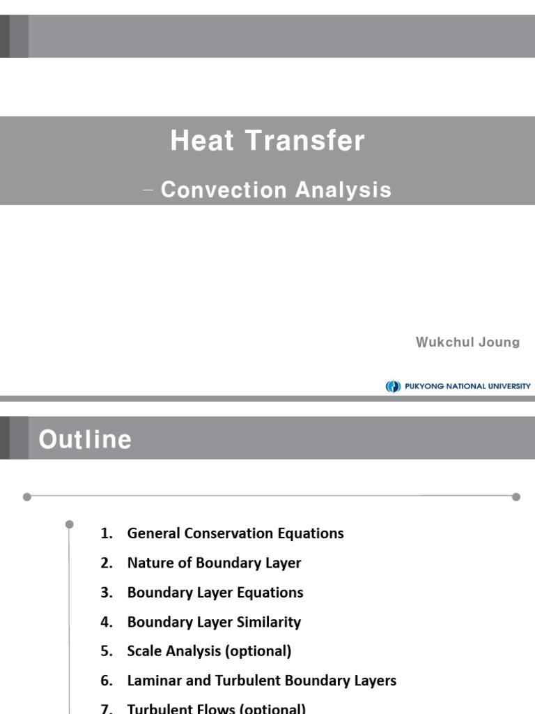Heat Transfer - Convection Analysis | PDF | Boundary Layer | Fluid Dynamics