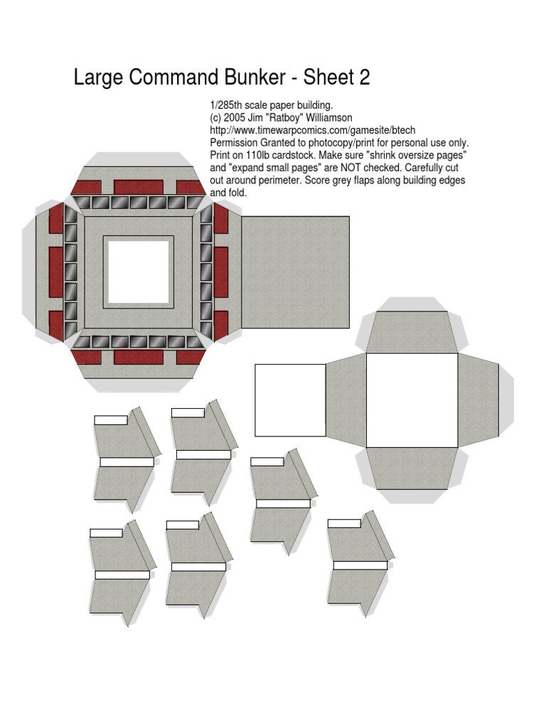 Large Command Bunker-2 | PDF