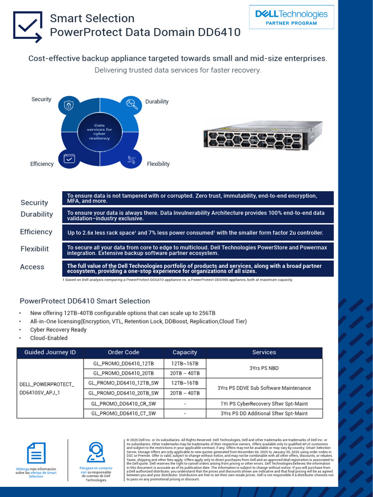 Storage Powerprotect Dd6410 | PDF | Pricing | Dell