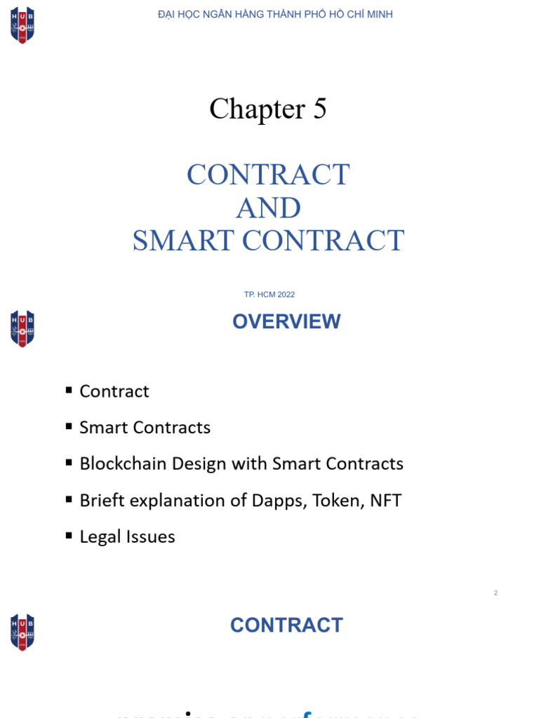 Lec5 Smart Contracts | PDF | Economies | Money