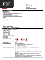 Bernzomatic Propane Safety Data Sheet | PDF | Dangerous Goods | Propane