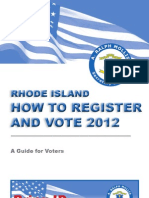 How To Register and Vote 2012: A Guide For Voters