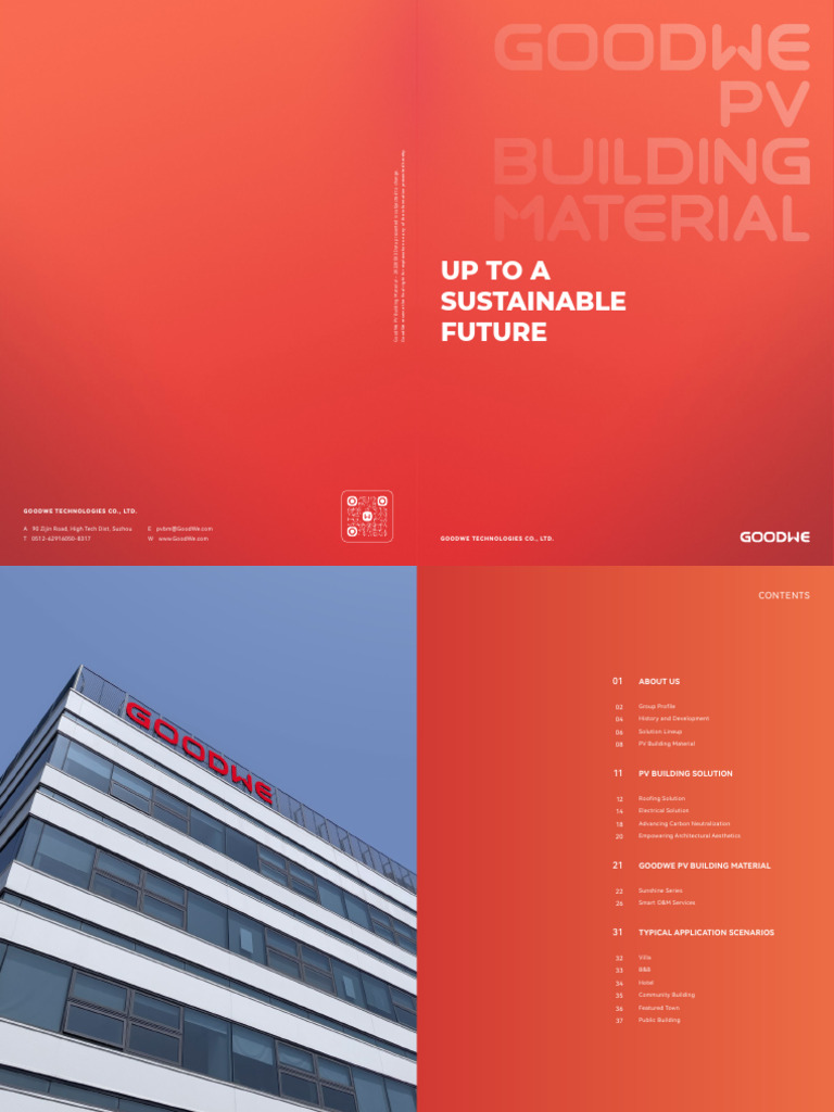 GW PV Building Solutions Brochure-En | PDF | Photovoltaic System ...