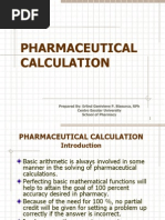 Pharmaceutical Calculation