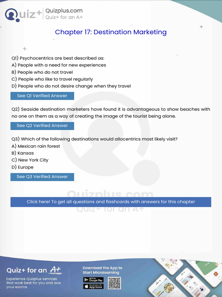 Psychocentrics Are Best Described As | PDF | Market Segmentation ...