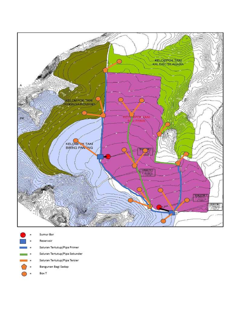 Peta Lay Out Tamanoa II | PDF