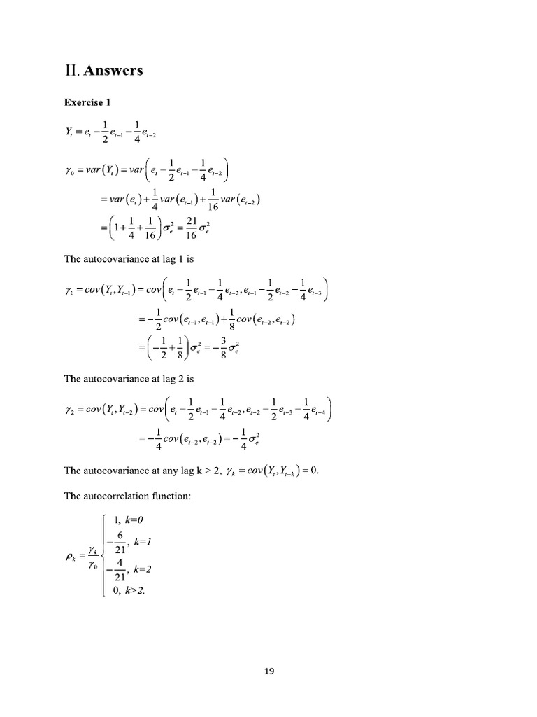 Tutorial 3 Solutions | PDF