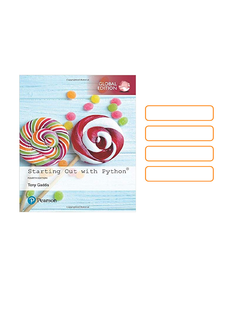 Get Your Starting Out With Python, Global Edition, 4th Edition Digital ...
