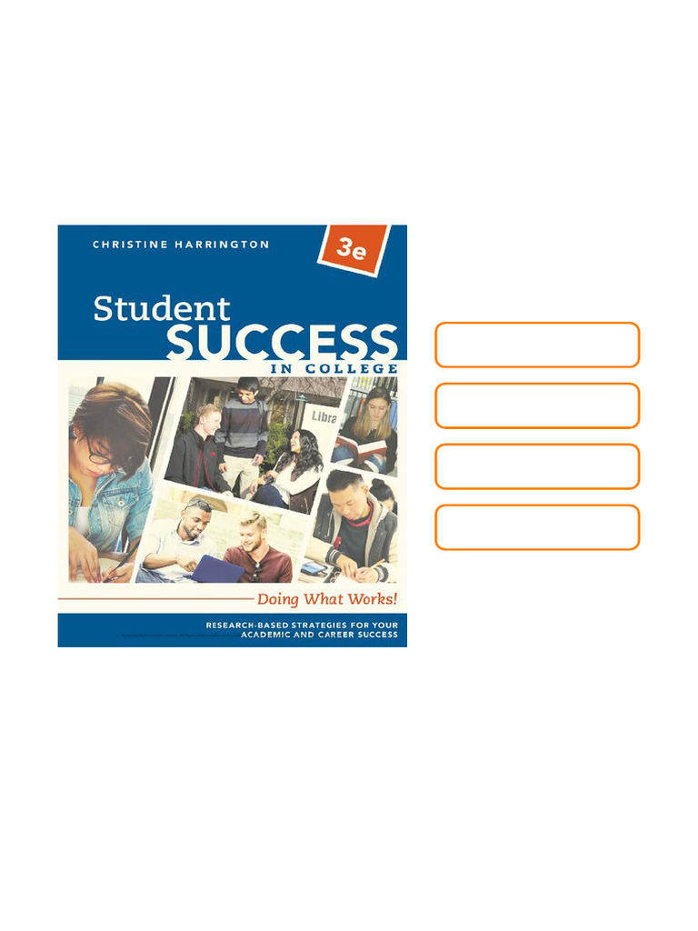 Student Success in College: Doing What Works! 3rd Edition - All Chapters Available | PDF ...