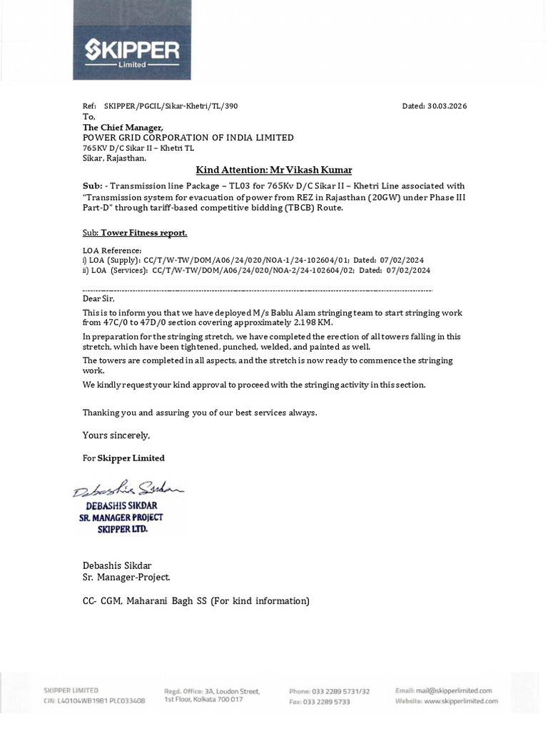 Tower Fitness Letter 47C - 0 To 47D - 0 | PDF