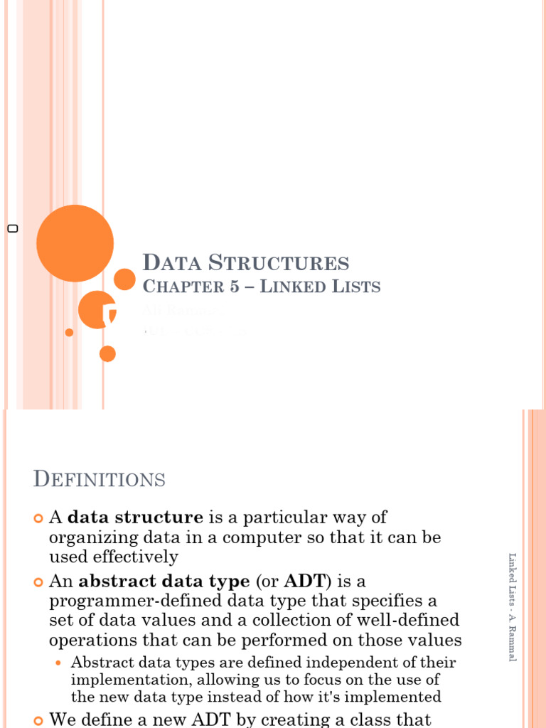 Chapter 5 - Linked Lists | PDF | Information Retrieval | Computing