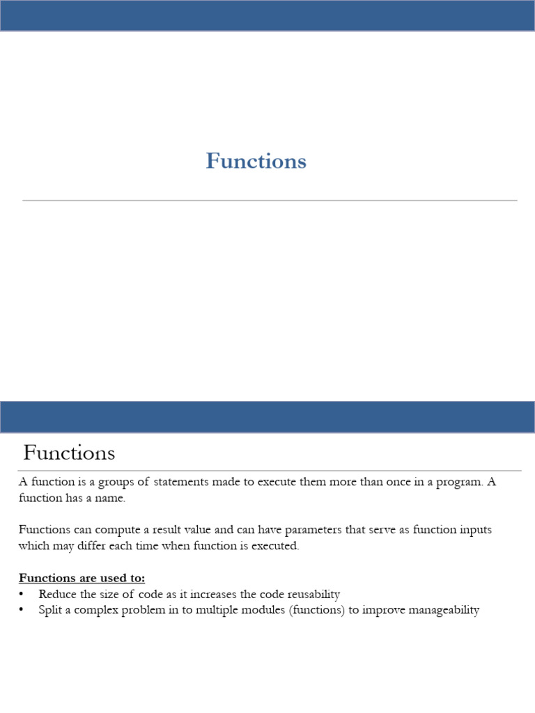 Lecture Slides | PDF | Parameter (Computer Programming) | Python ...