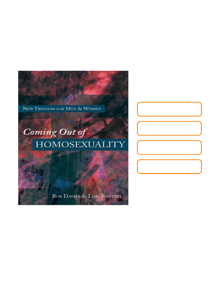 Coming Out of Homosexuality New Freedom For Men and Women: Textbookbee ...