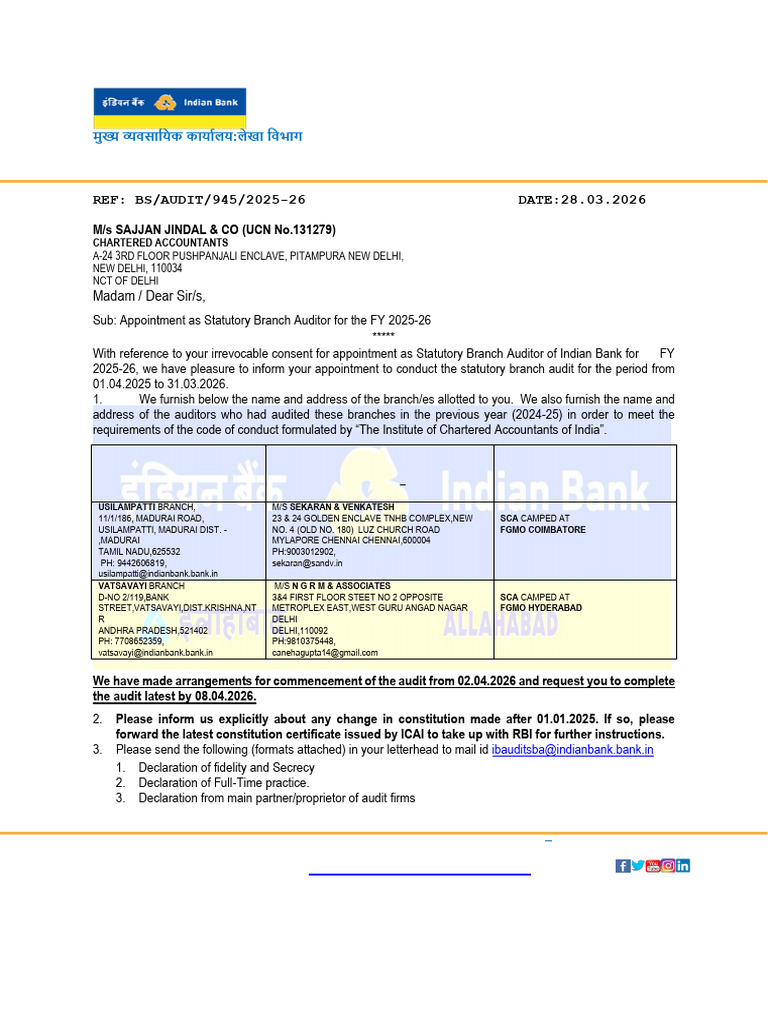 Allotment Letter - 131279 | PDF | Accounting