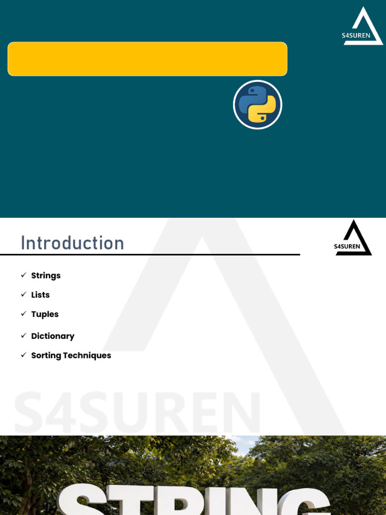 CH 02 Python Revision II | PDF | String (Computer Science) | Computer ...