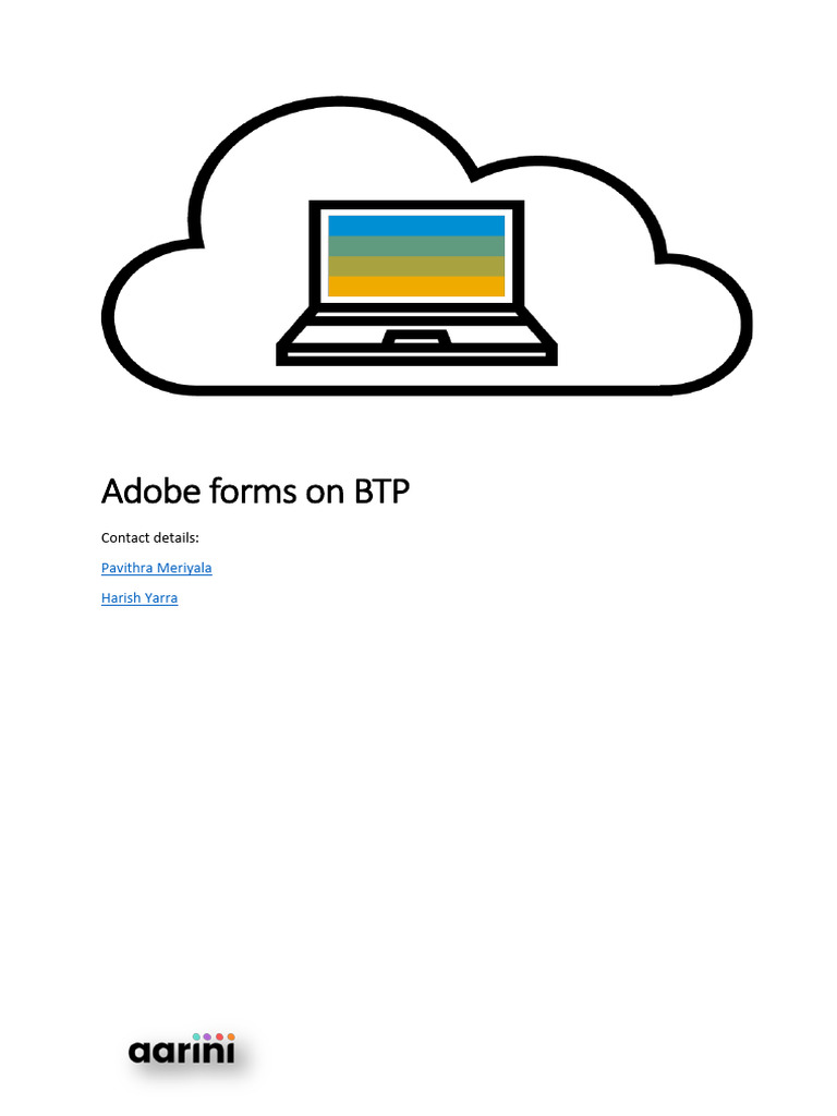 Adobe Forms On BTP 1715698333 | PDF | Computer Science | Computer ...