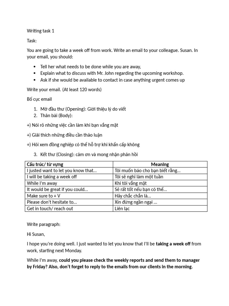 CHỮA ĐỀ WRITING TASK 1 LETTER DH VINH 12-4 | PDF