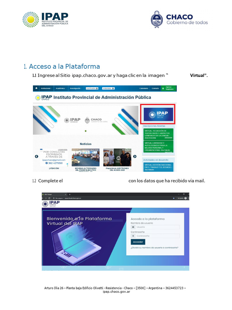 Instructivo para El Uso de La Plataforma | PDF | Software | Informática