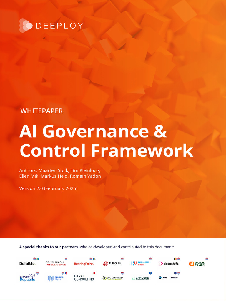 Whitepaper - AI Governance & Control Framework (Feb 2026) | PDF ...