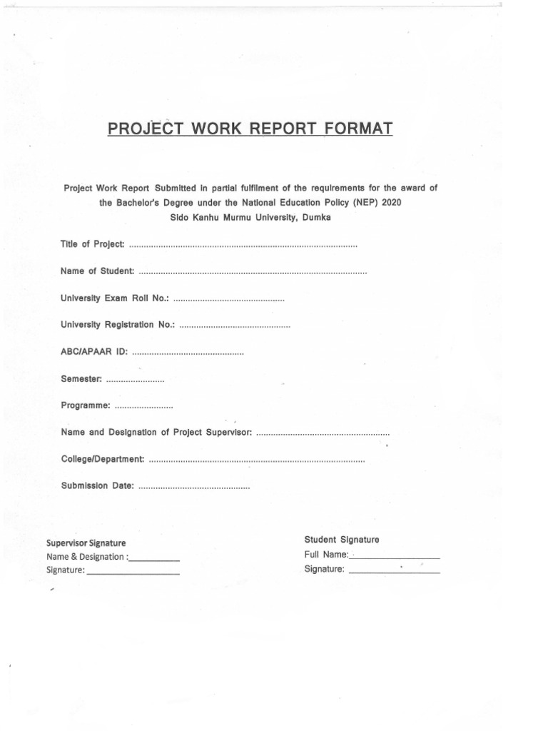 Project Annexure | PDF | Qualifications | Educational Stages