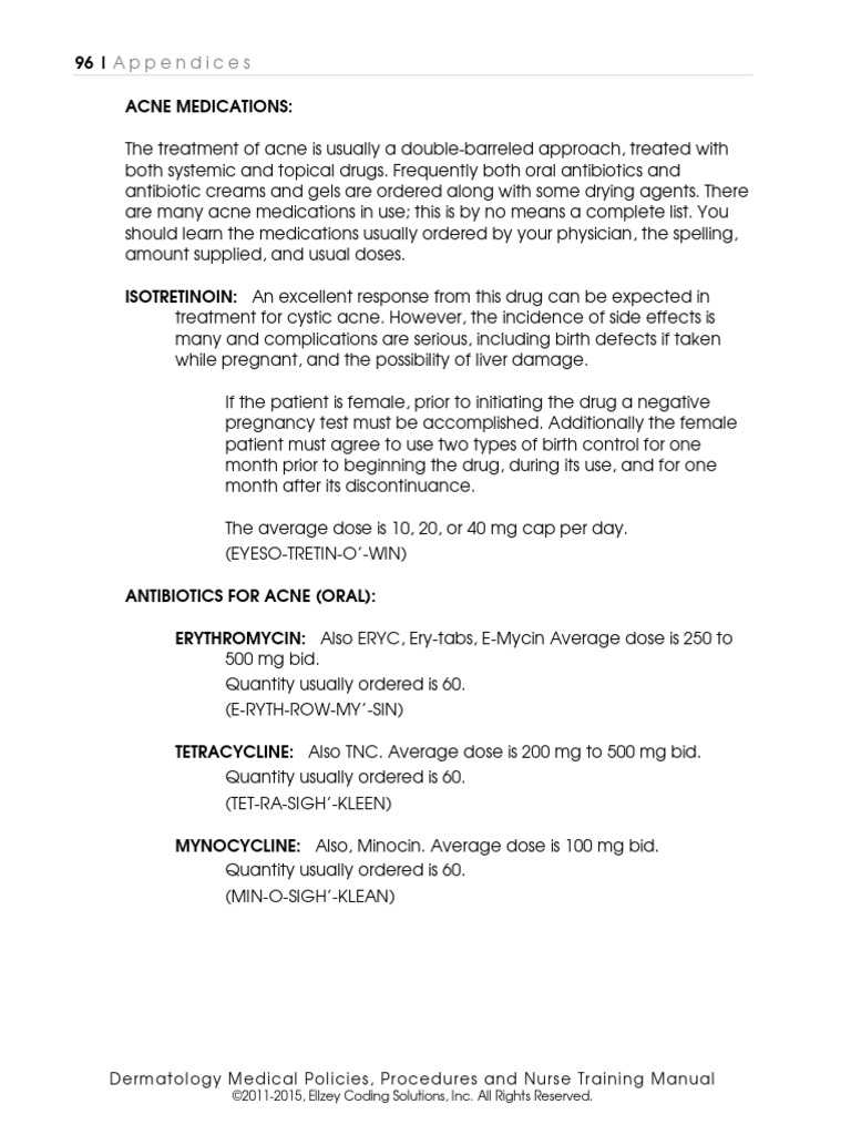 Common Acne Medications | PDF | Topical Medication | Medicine