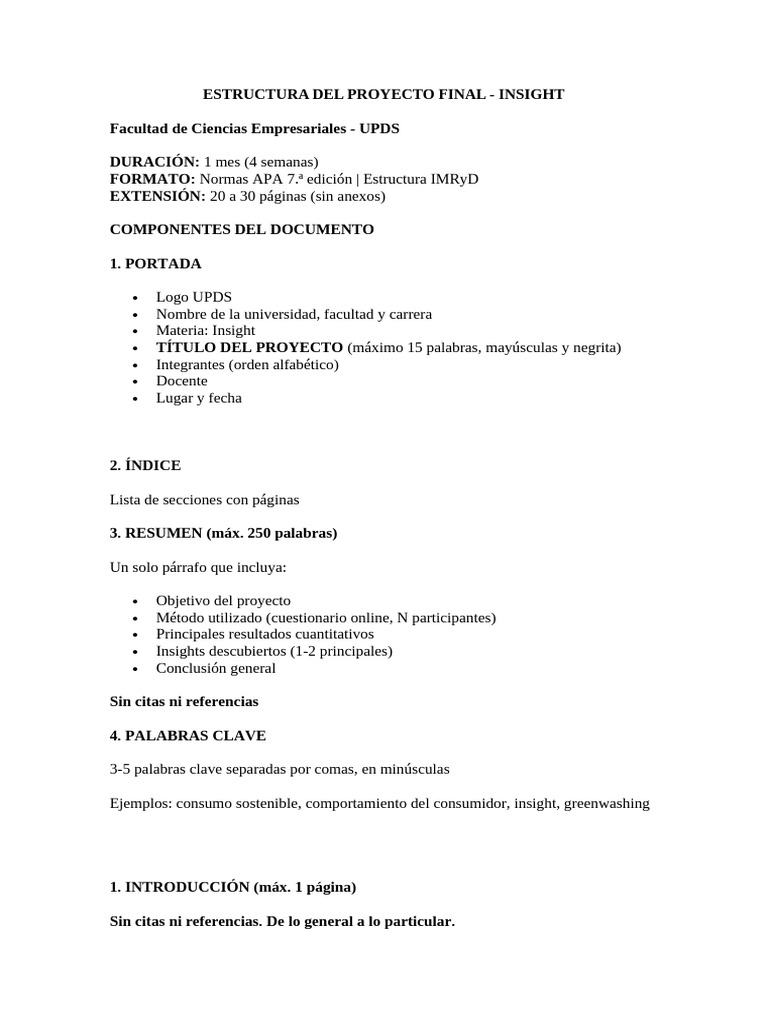 Estructura Del Proyecto Final | PDF | Inteligencia artificial ...