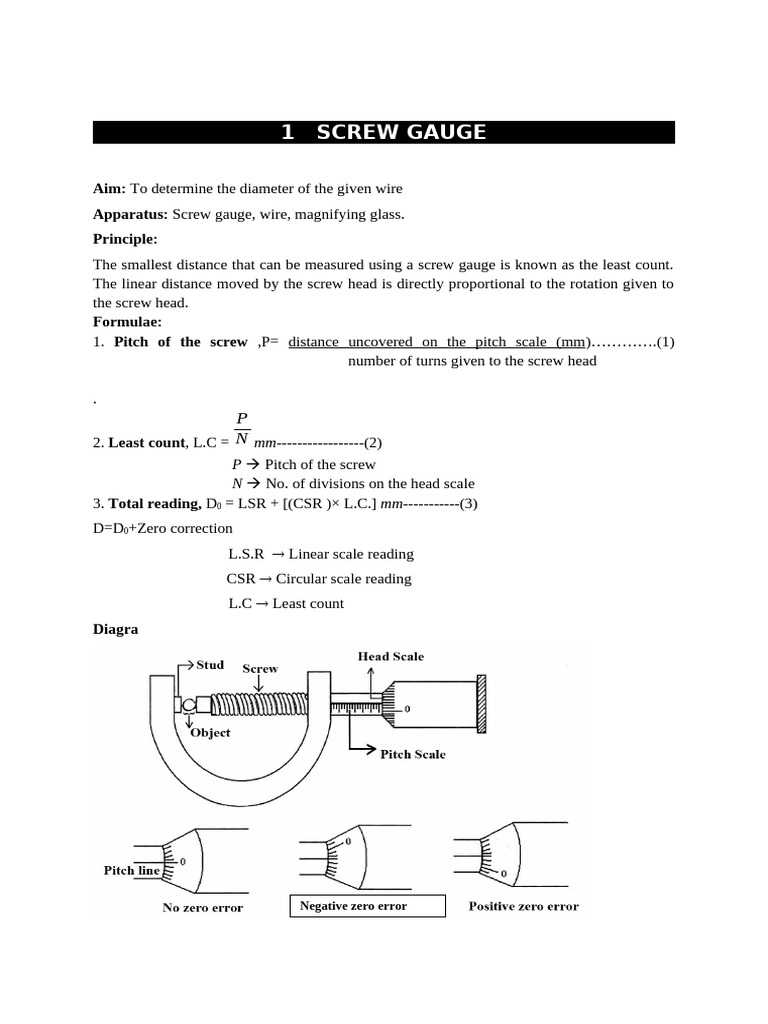 Experiment 1 and 2 | PDF