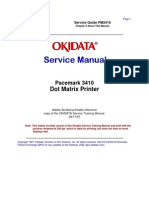 Okidata - Pacemark 3410 Service Manual