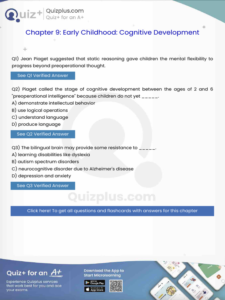 Jean Piaget Suggested That Static Reasoning Gave Children The Mental ...