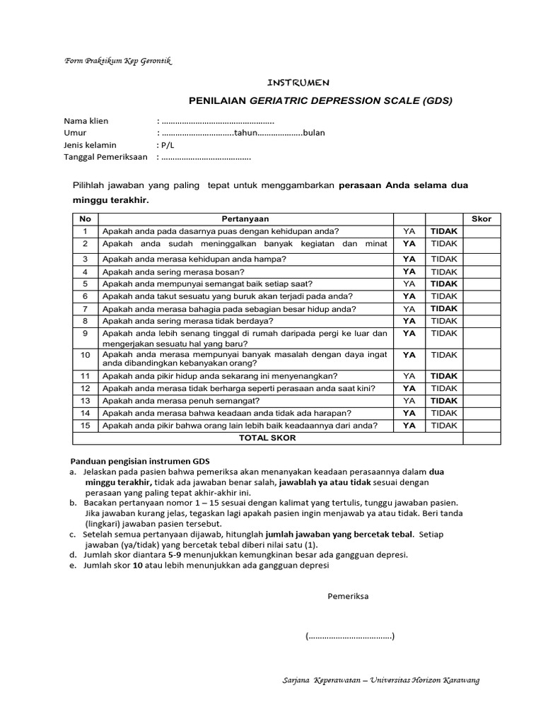 Form GDS | PDF