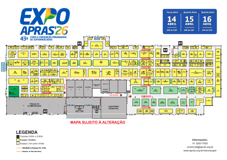 Mapa ExpoApras2026 | PDF