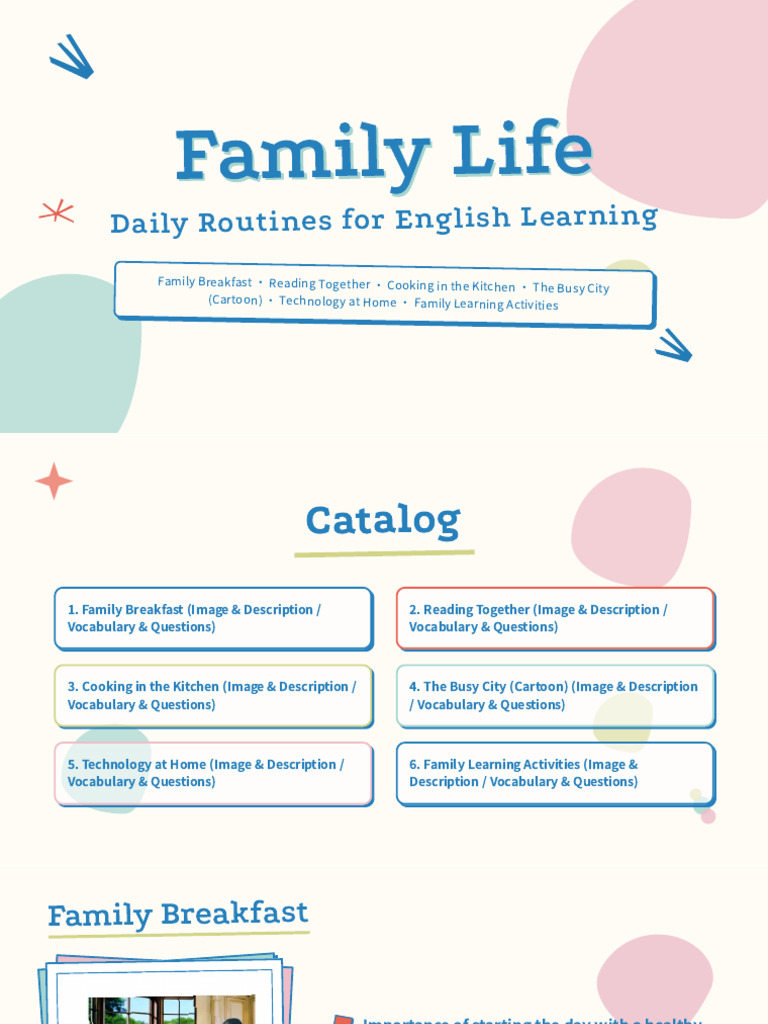 Family Life - Daily Routines | PDF