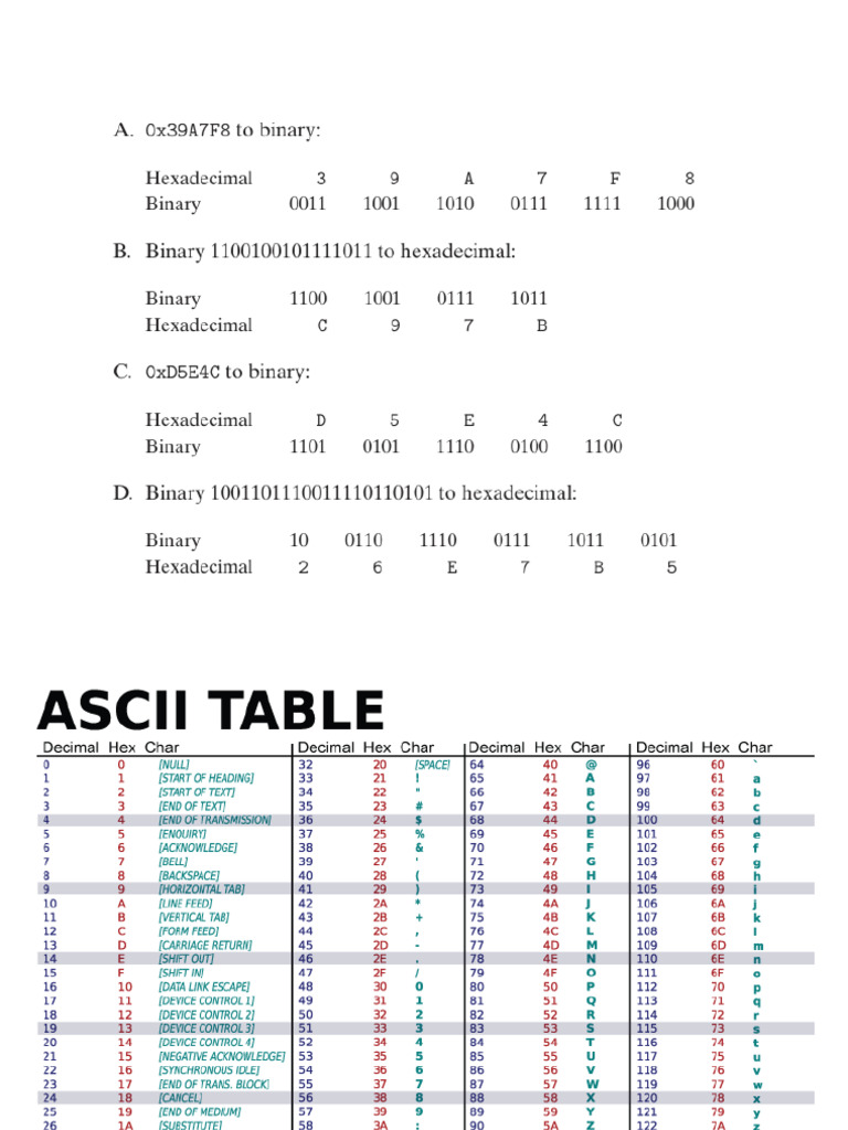 Example | PDF | Text | Character Encoding