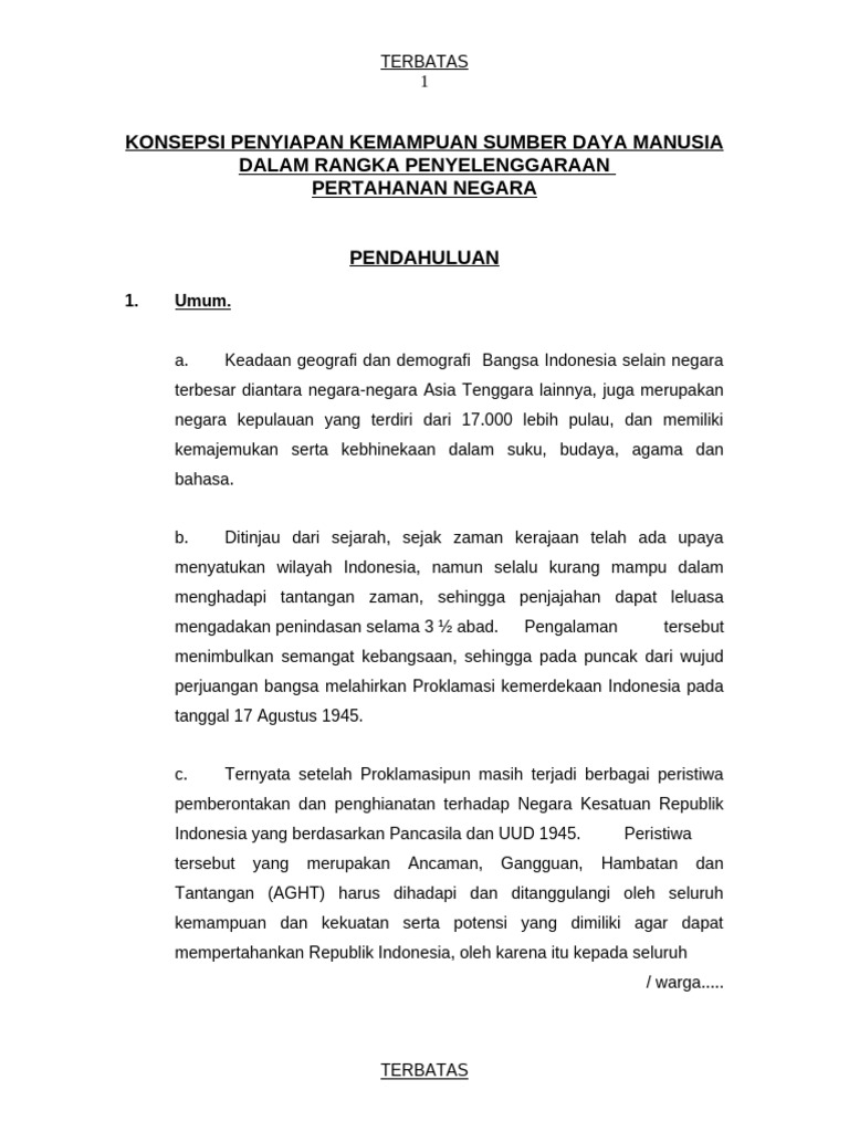 Konsep SDM Gar Hanneg 13 | PDF
