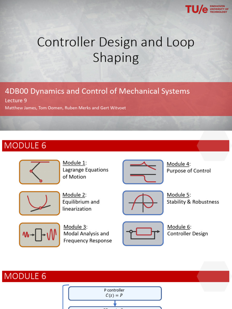 Lecture 9 Controller Design | PDF | Bandwidth (Signal Processing ...