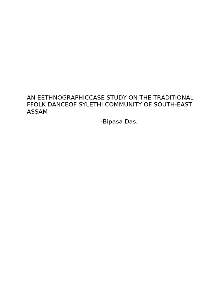 Dance Ethnography Analysis | PDF | Qualitative Research