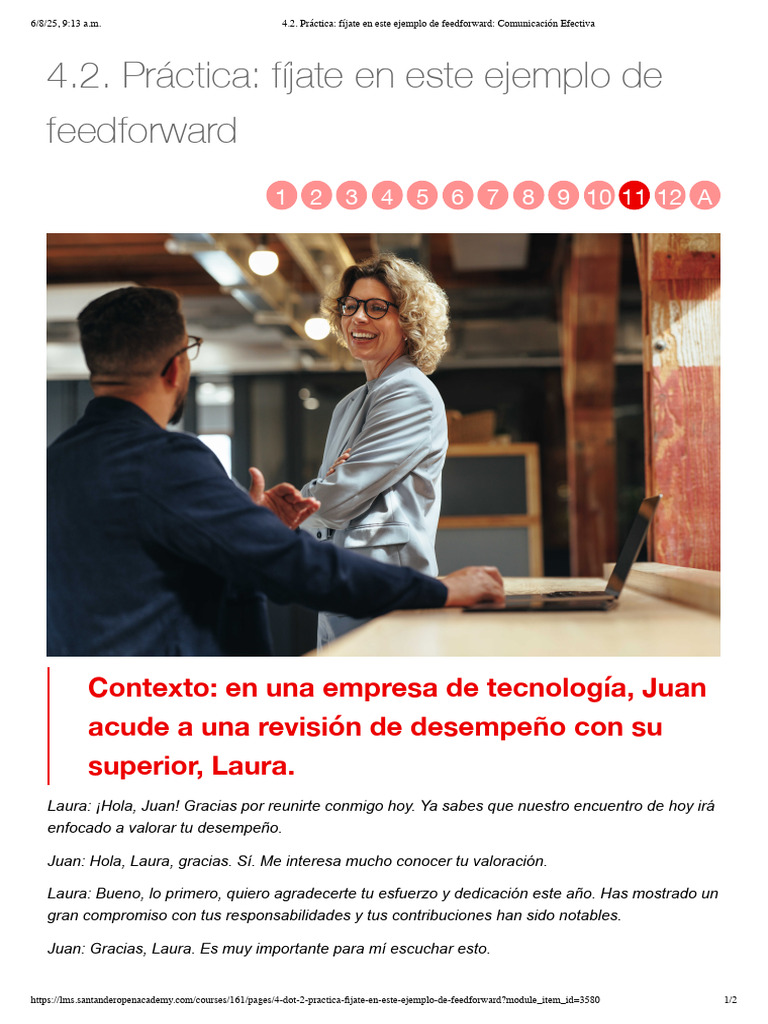 4.2. Práctica - Fíjate en Este Ejemplo de Feedforward - Comunicación ...
