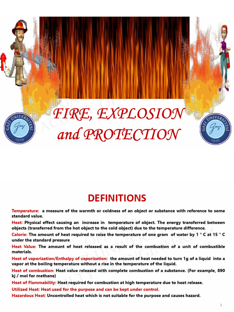 1-Fire and Explosion | PDF | Combustion | Fires