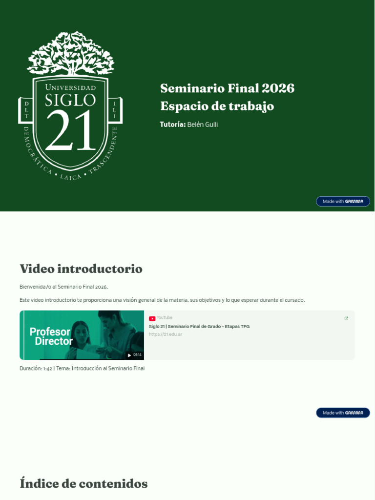 Seminario Final 2026 | PDF | Sentencia (ley) | Justicia