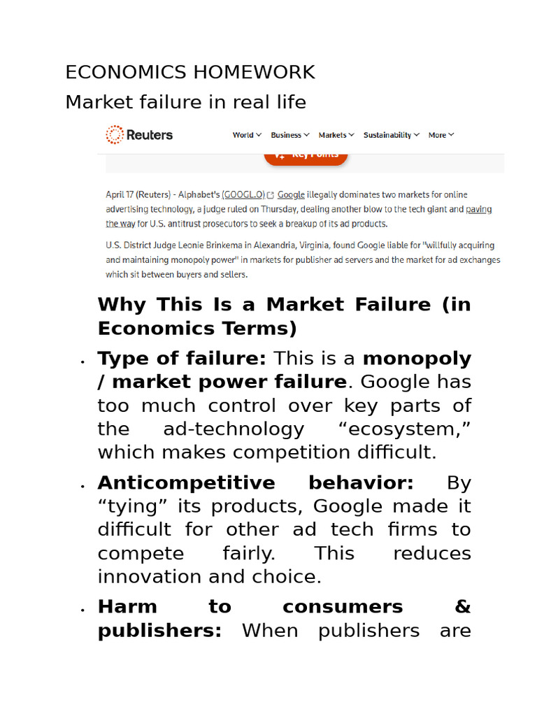 Economics Homework | PDF