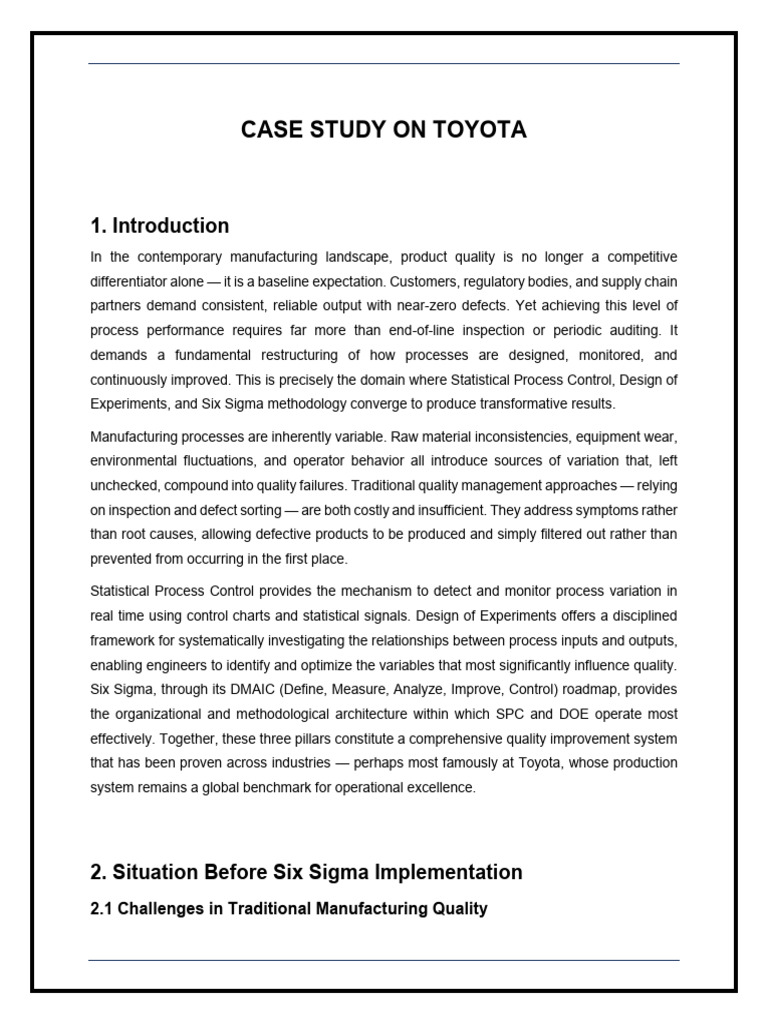 Report Toyota Merged | PDF