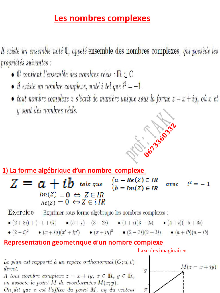 9) Complexe | PDF