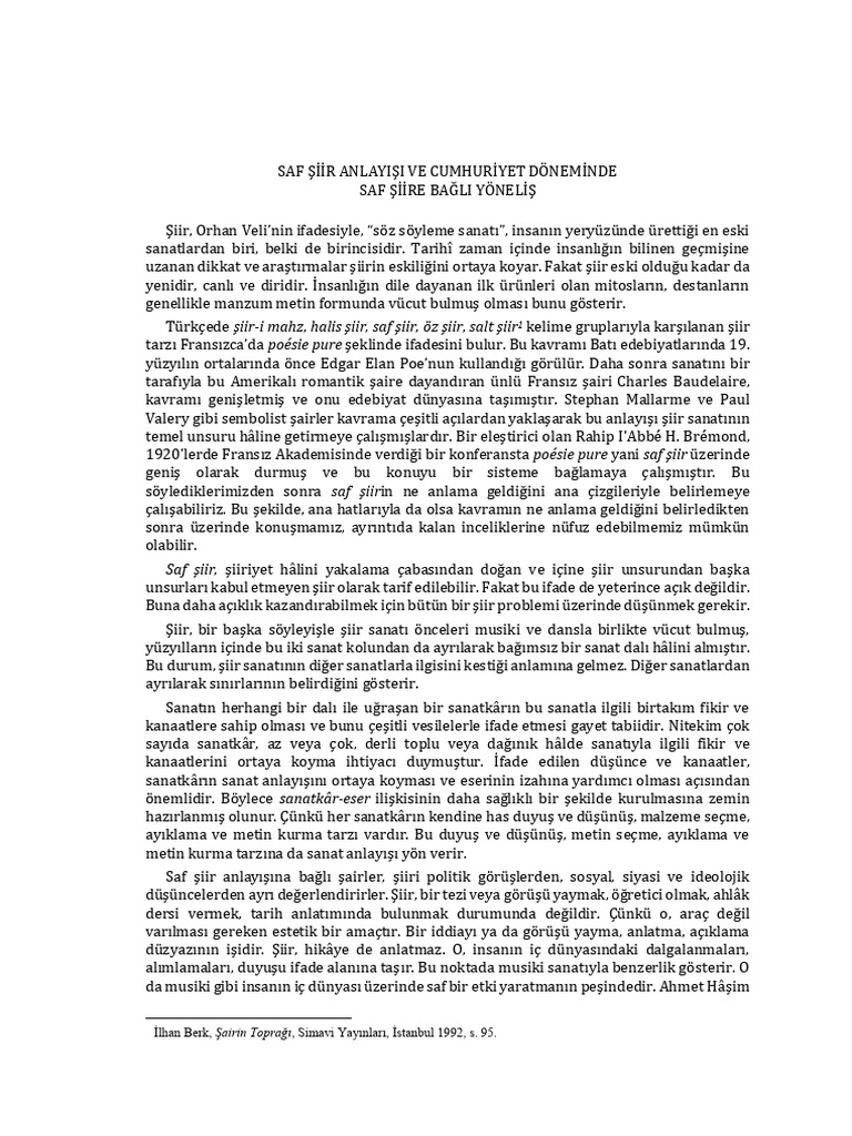Saf Siir | PDF