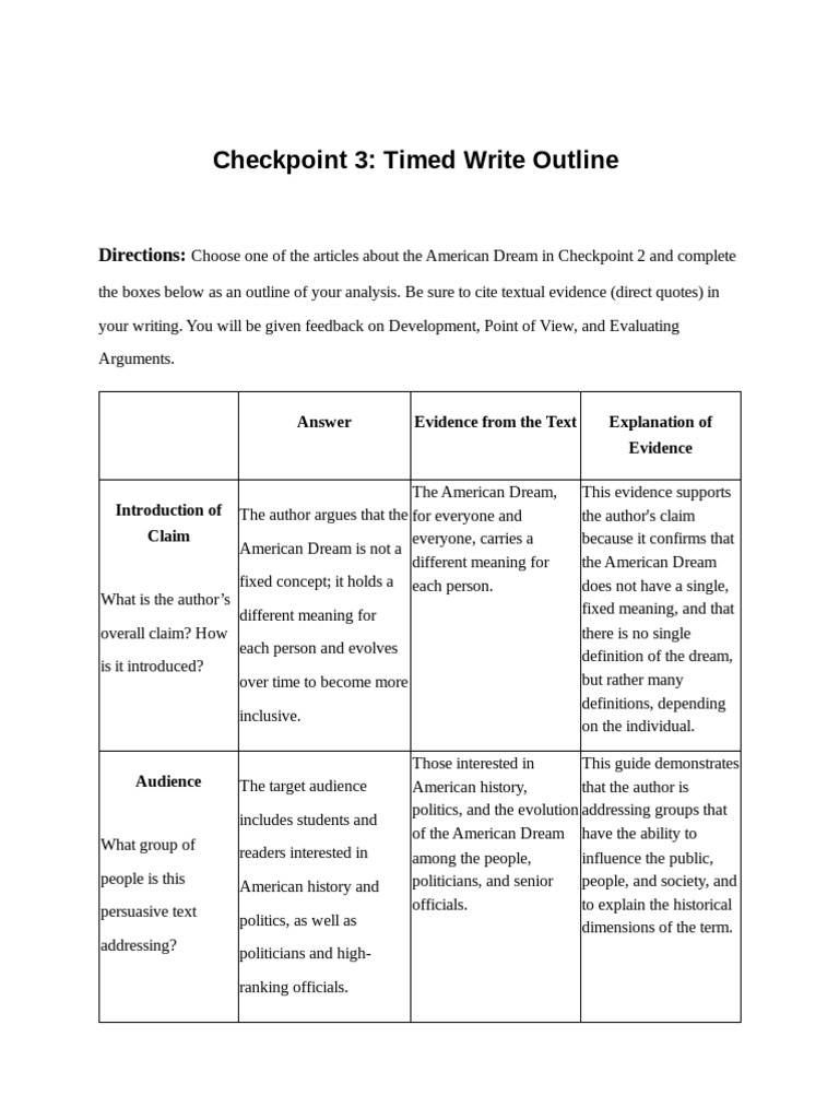 Baker Alhadhrami - POPAD Checkpoint 3 - Timed Write Outline | PDF ...