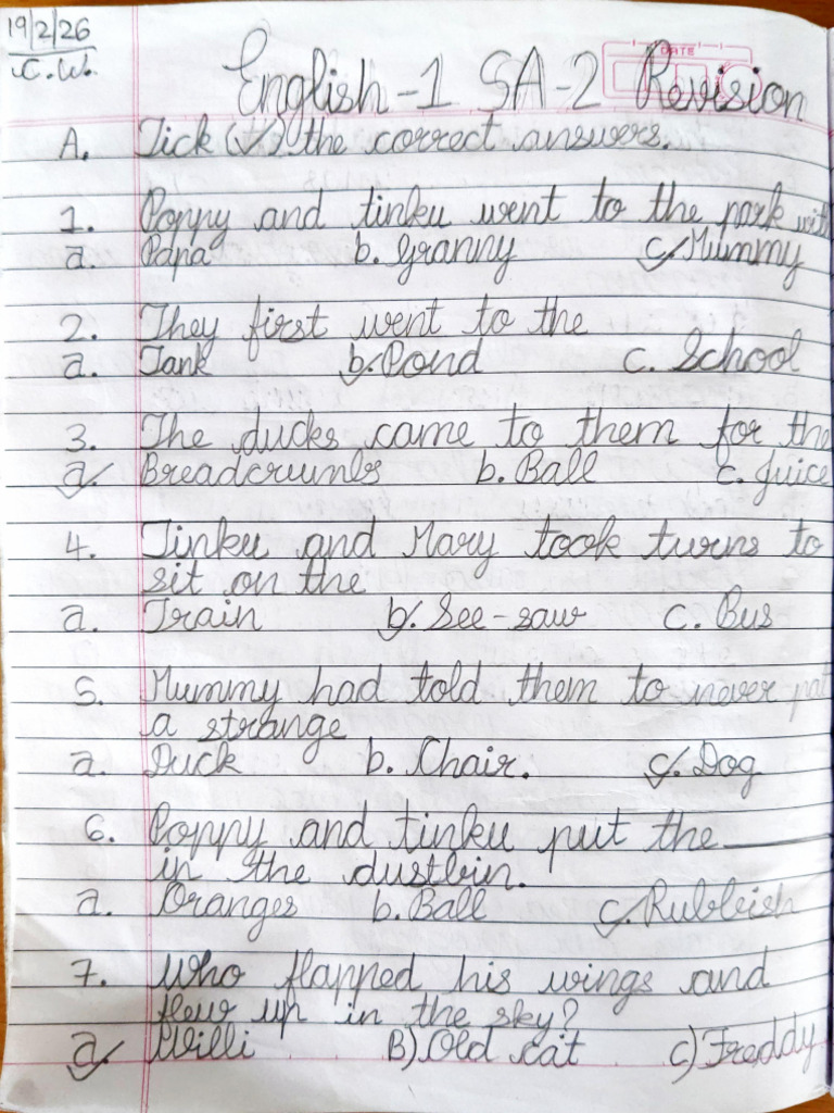 SA 2 ENGLISH 1 REVISION For English Subject | PDF