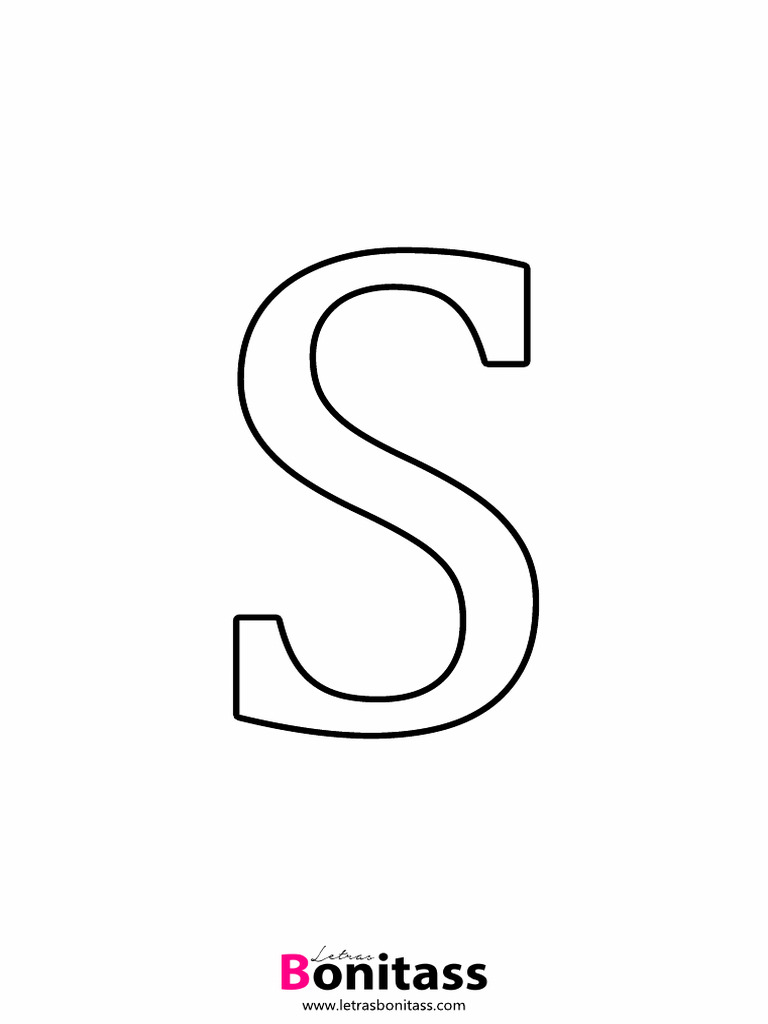 Molde de Letra S | PDF