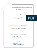 Le Mérite de L'apprentissage Et de La Propagation de La Sunna