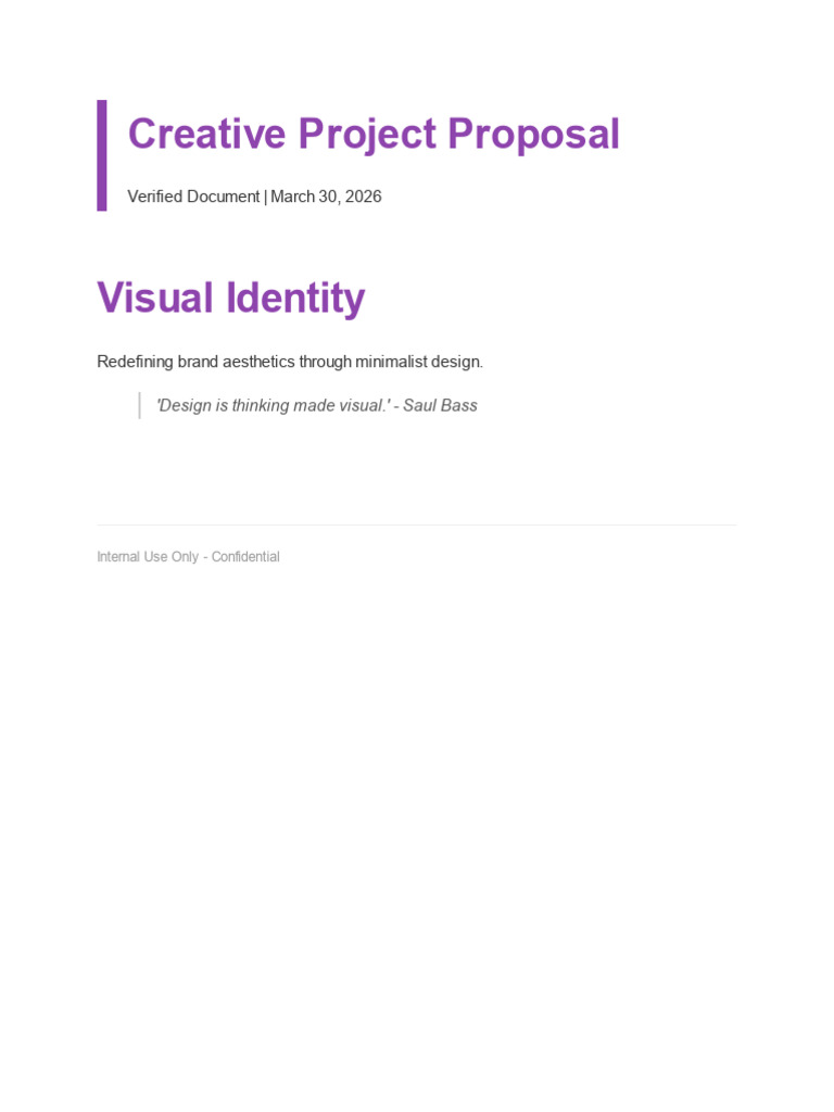 Project Proposal | PDF