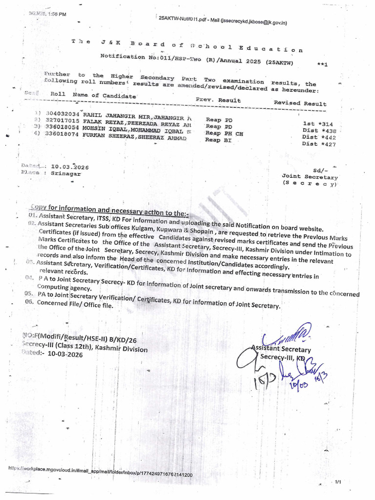Notif No 011 019 12th AR 2025 | PDF