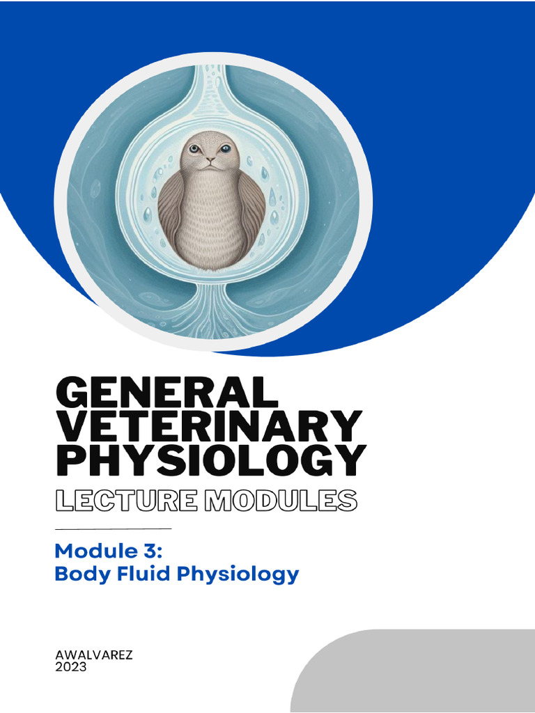 Module 3 Body Fluids 2023 | PDF | Human Body | Electrolyte